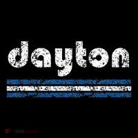 Dayton Ohio Retro Three Stripe Weathered Women's T-Shirt thumb 6