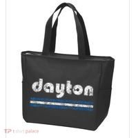 Dayton Ohio Retro Three Stripe Weathered Tote Bag thumb 3