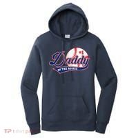 Daddy Of Rookie Of Year 1st Birthday Baseball Theme Matching Women's Hoodie thumb 0
