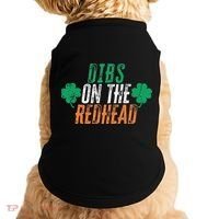Dibs Onhe Redhead Shamrock St. Patrick's Day Drinking Doggie Tank thumb 0