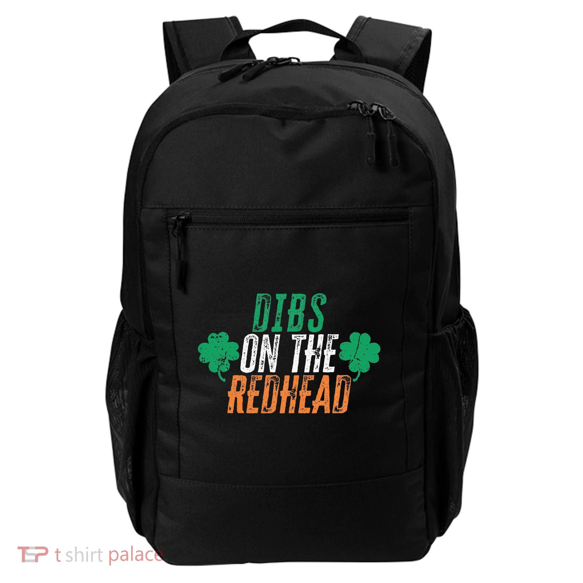 Dibs Onhe Redhead Shamrock St. Patrick's Day Drinking Backpack