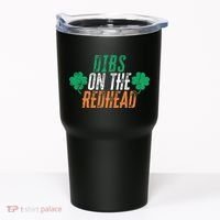 Dibs Onhe Redhead Shamrock St. Patrick's Day Drinking Tumbler thumb 0