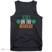 Dibs Onhe Redhead Shamrock St. Patrick's Day Drinking Tank Top thumb 0