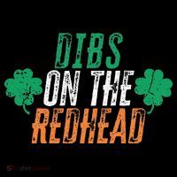 Dibs Onhe Redhead Shamrock St. Patrick's Day Drinking Kids Sweatshirt thumb 2