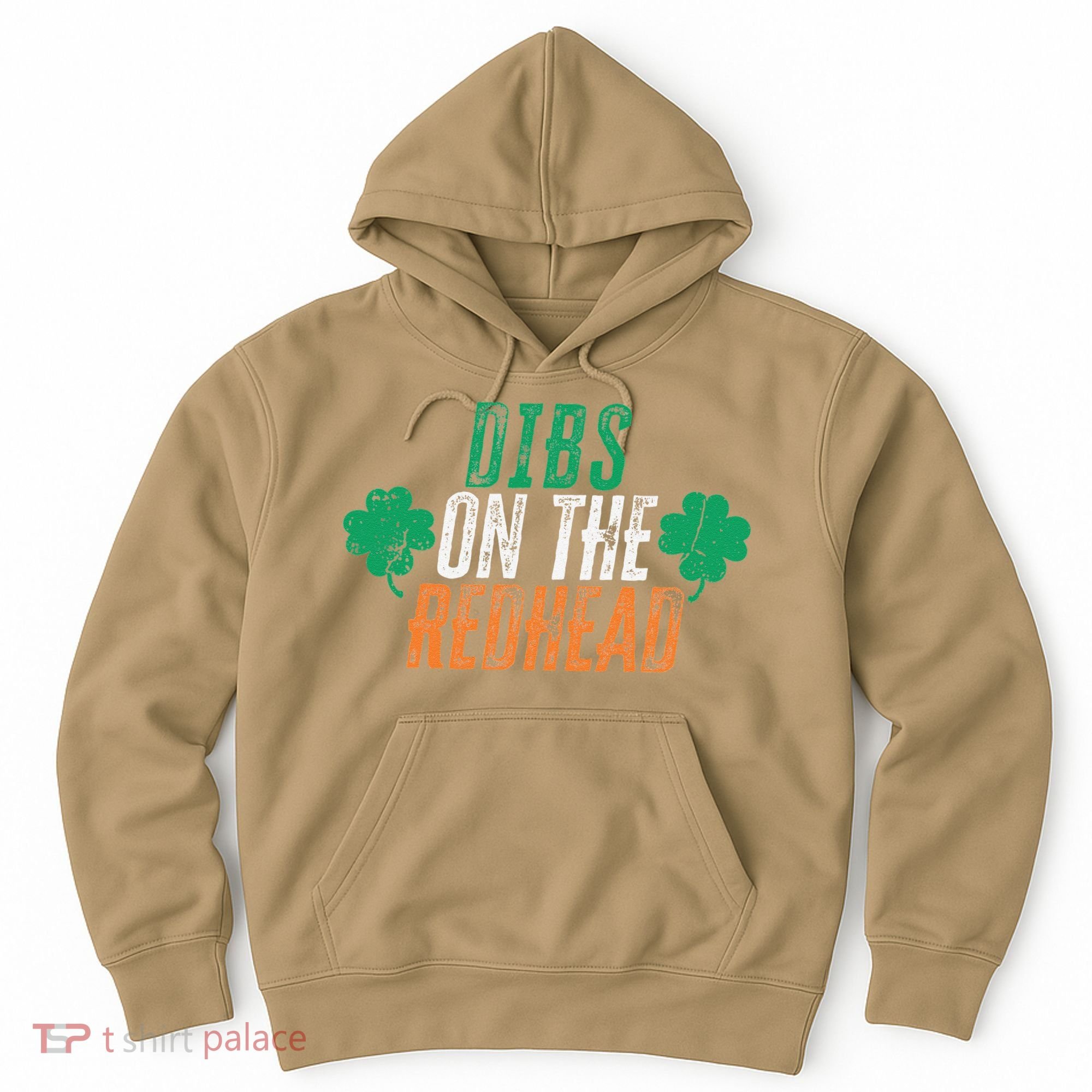 Dibs Onhe Redhead Shamrock St. Patrick's Day Drinking Hoodie