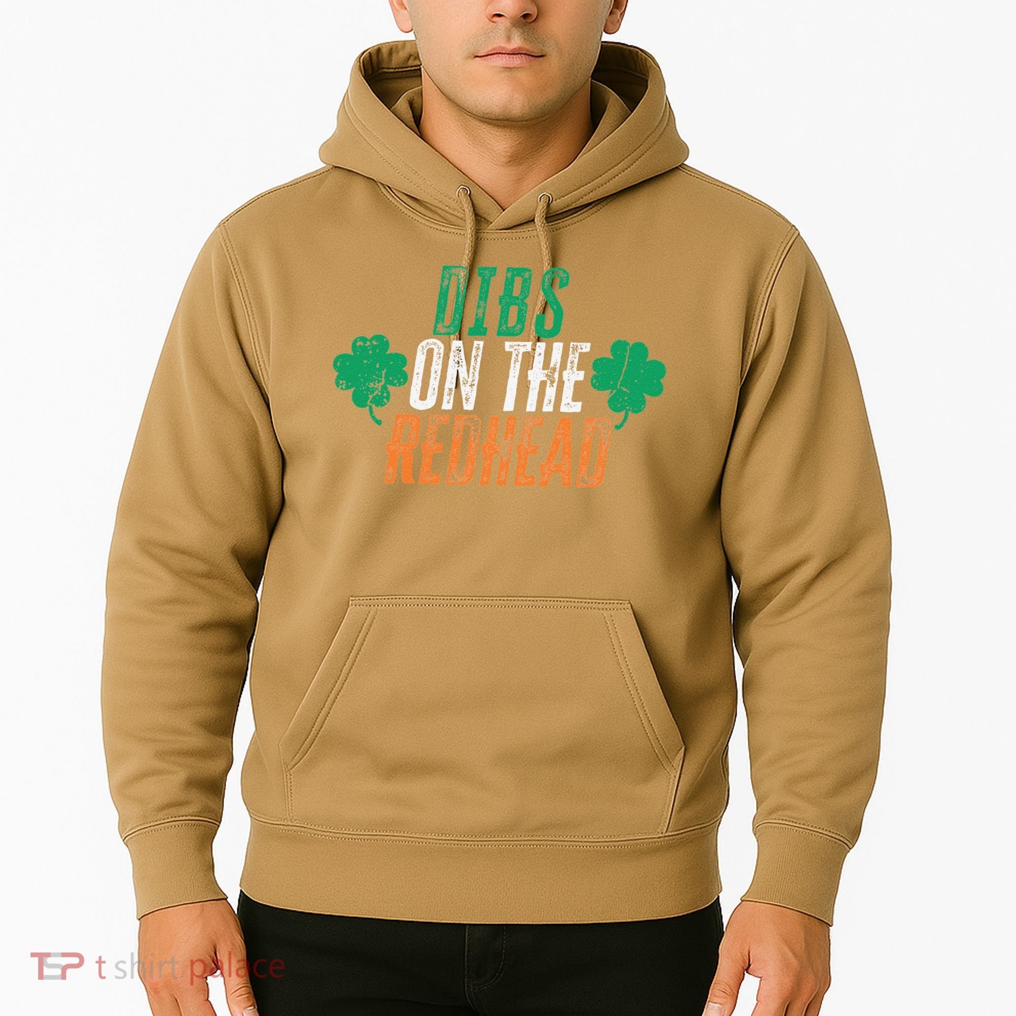 Dibs Onhe Redhead Shamrock St. Patrick's Day Drinking Hoodie