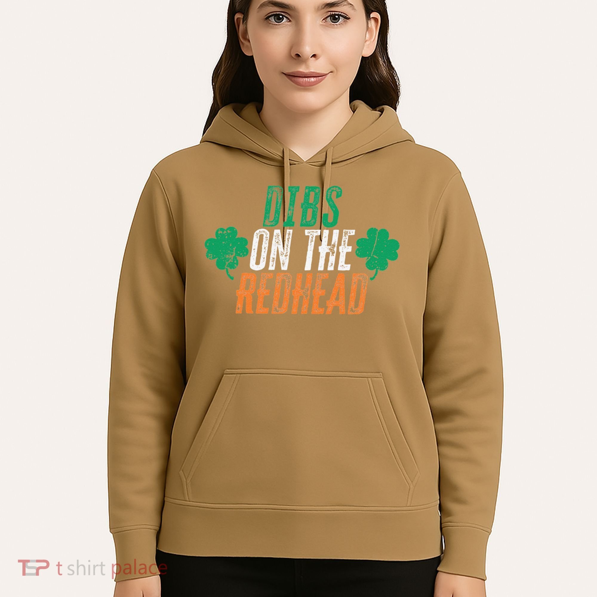 Dibs Onhe Redhead Shamrock St. Patrick's Day Drinking Hoodie