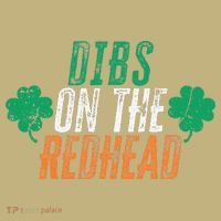 Dibs Onhe Redhead Shamrock St. Patrick's Day Drinking Sweatshirt thumb 2