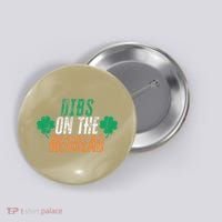 Dibs Onhe Redhead Shamrock St. Patrick's Day Drinking Button thumb 0