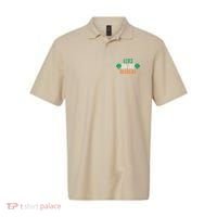 Dibs Onhe Redhead Shamrock St. Patrick's Day Drinking Polo thumb 0