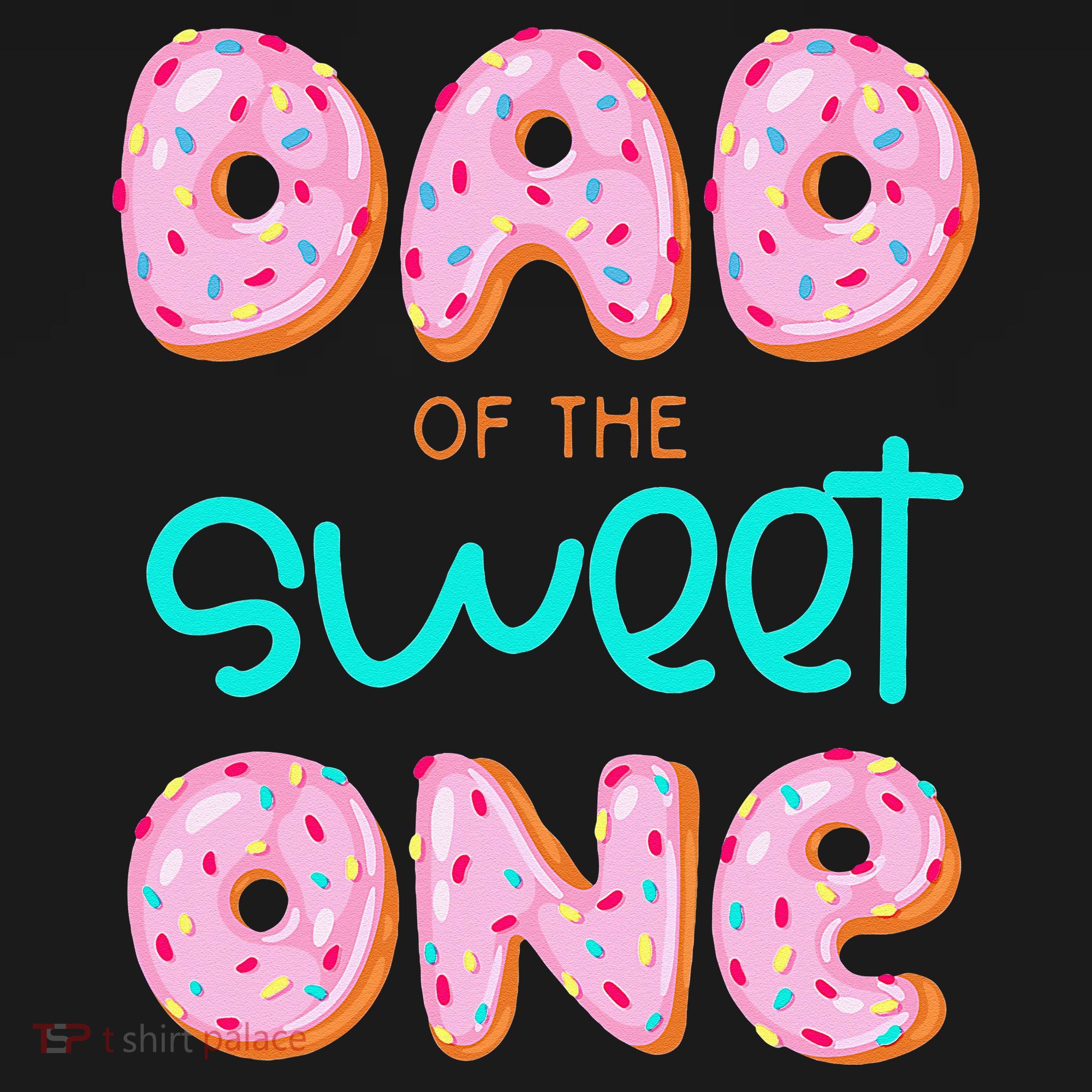 Dad Of Sweet One First Birthday Matching Family Donut Theme Long Sleeve Shirt