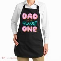 Dad Of Sweet One First Birthday Matching Family Donut Theme Apron thumb 2