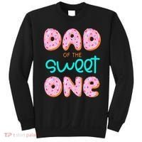 Dad Of Sweet One First Birthday Matching Family Donut Theme Sweatshirt thumb 0