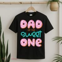 Dad Of Sweet One First Birthday Matching Family Donut Theme T-Shirt thumb 2