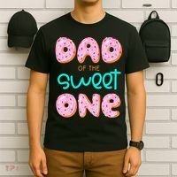 Dad Of Sweet One First Birthday Matching Family Donut Theme T-Shirt thumb 6