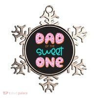 Dad Of Sweet One First Birthday Matching Family Donut Theme Ornament thumb 0