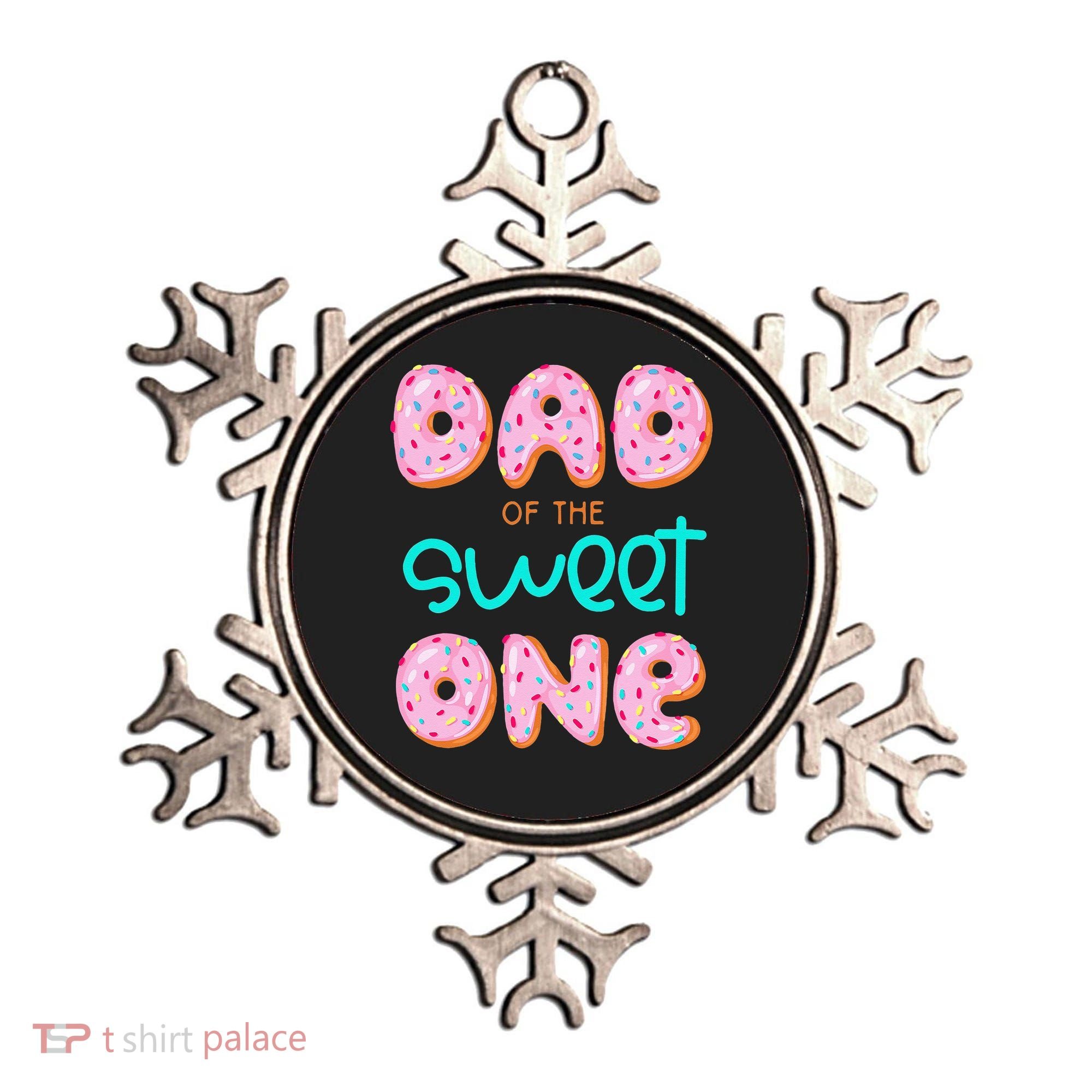 Dad Of Sweet One First Birthday Matching Family Donut Theme Ornament