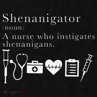 Definition Of Shenanigator Nurse Gift Ladies PosiCharge Tri-Blend Wicking Tank