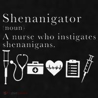 Definition Of Shenanigator Nurse Gift Ladies PosiCharge Tri-Blend Wicking Tank thumb 2