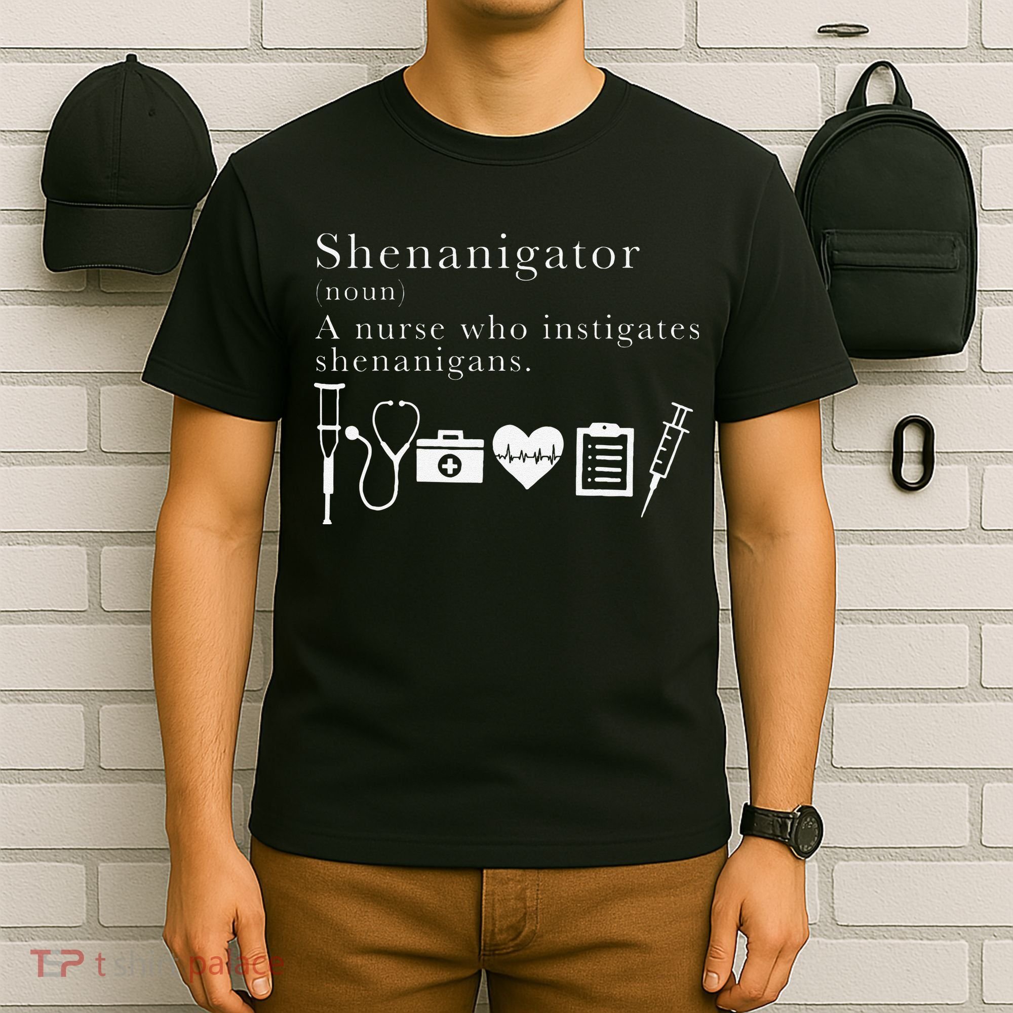 Definition Of Shenanigator Nurse Gift T-Shirt