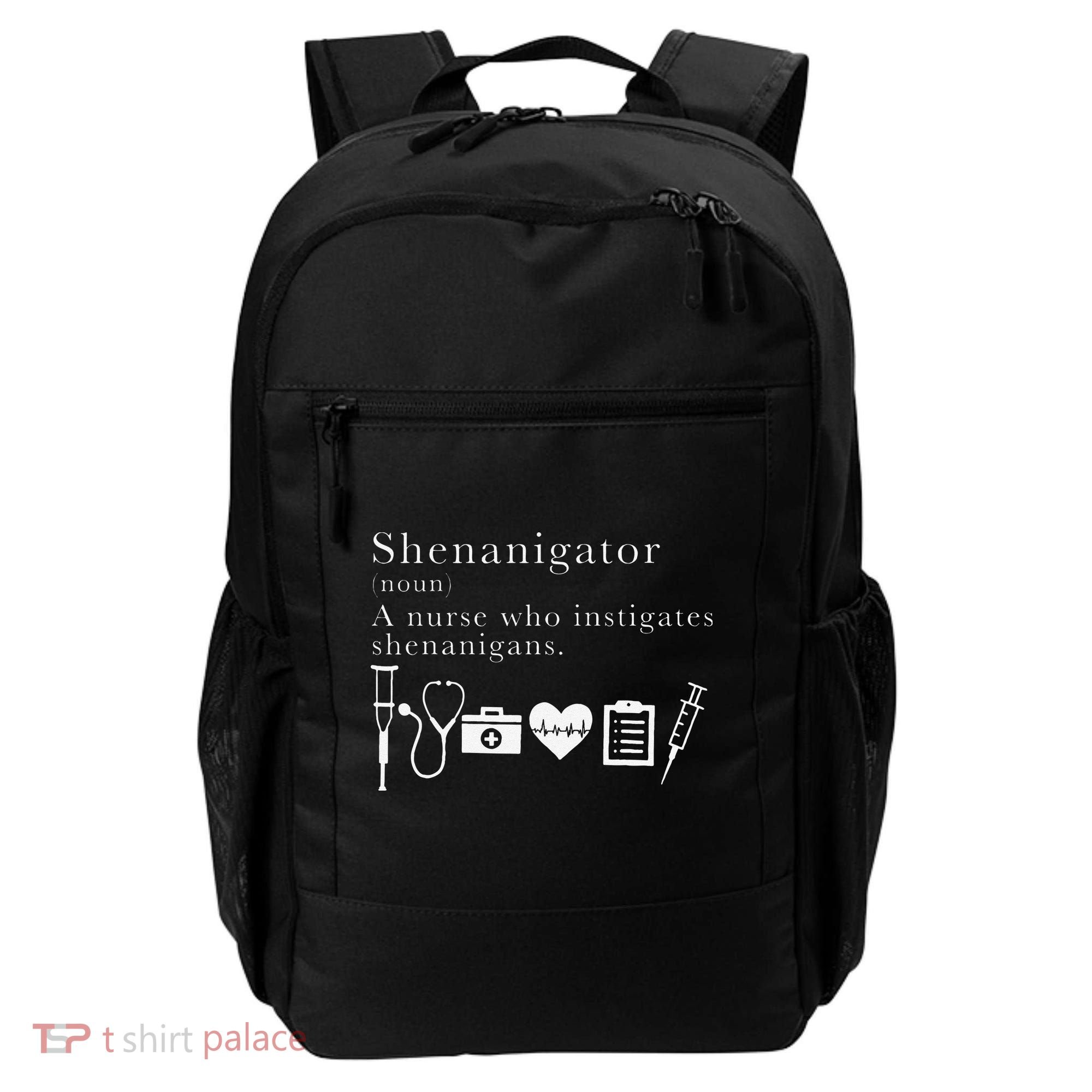 Definition Of Shenanigator Nurse Gift Backpack