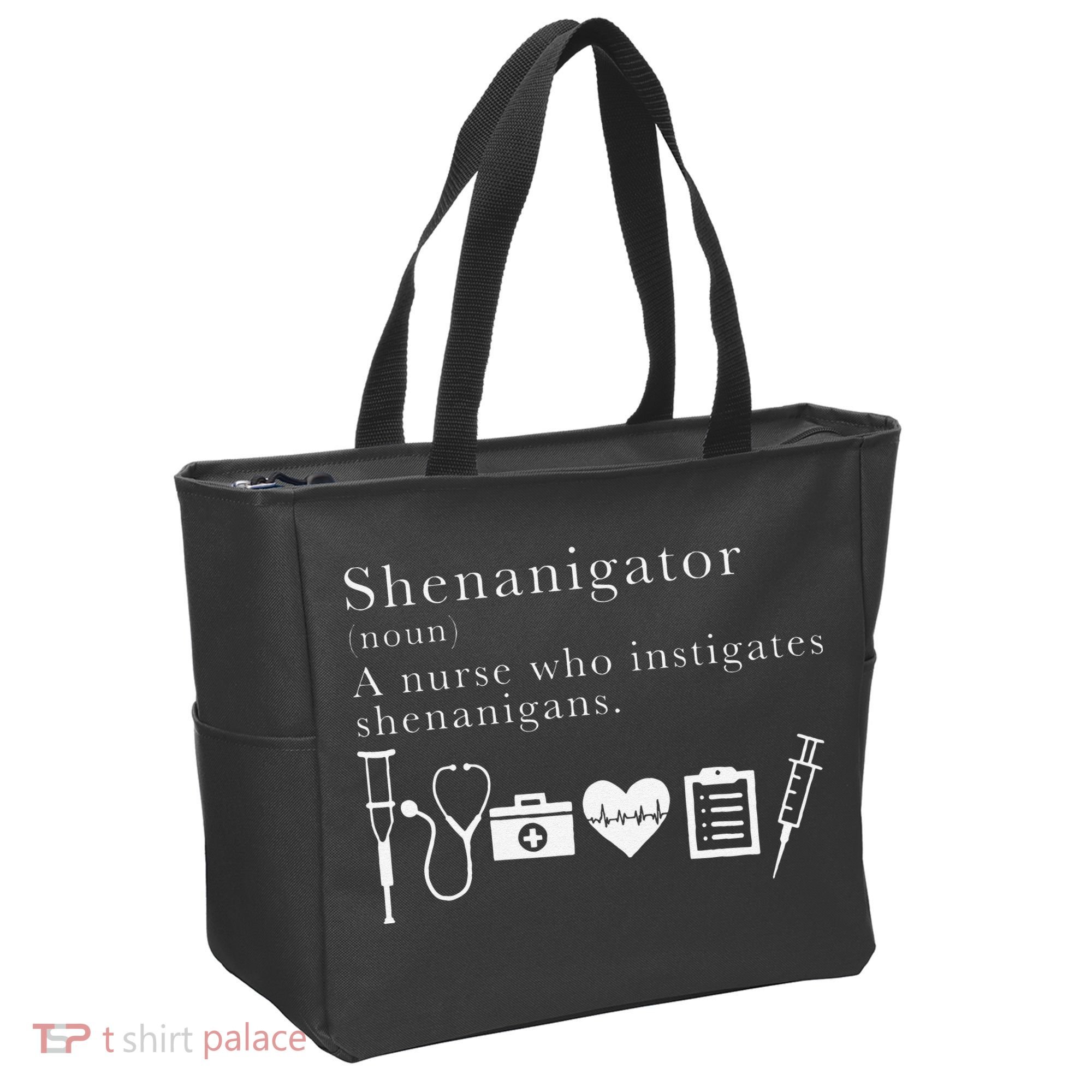 Definition Of Shenanigator Nurse Gift Tote Bag