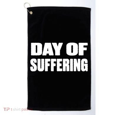Day Of Suffering Visualize Industrial Collapse Golf Towel