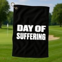 Day Of Suffering Visualize Industrial Collapse Golf Towel thumb 1