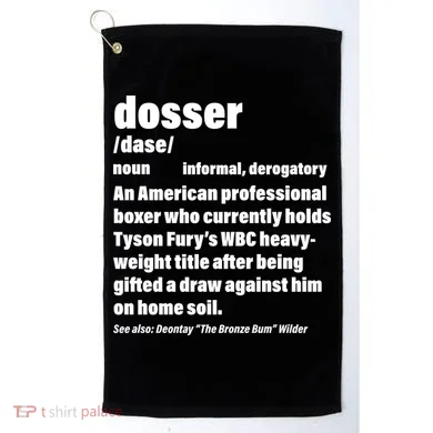 Dosser Definition Golf Towel