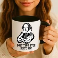 Dost Thou Even Hoist Sir? Coffee Mug thumb 3
