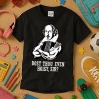 Dost Thou Even Hoist Sir? Kids T-Shirt thumb 3