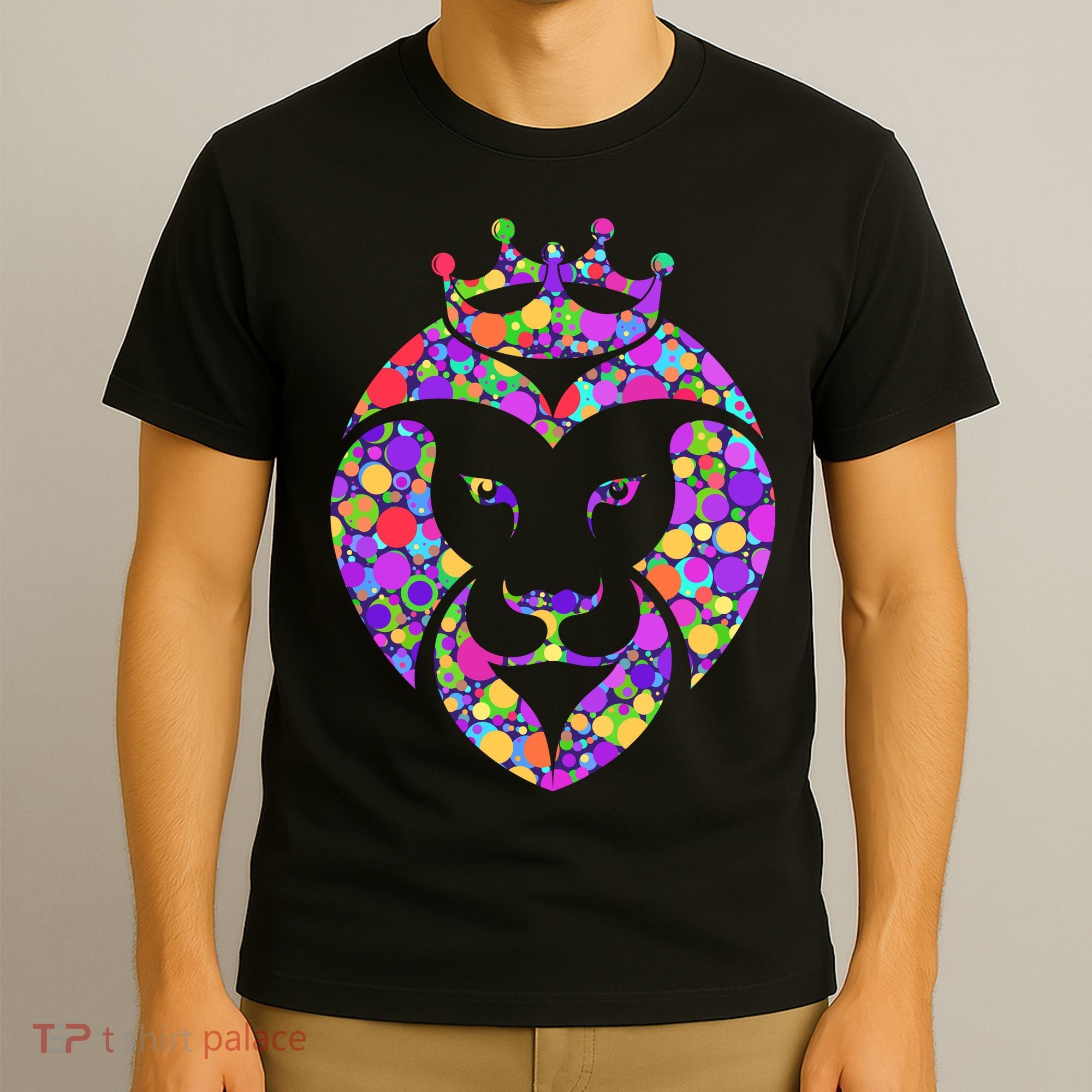 Dot Day King Lion T-Shirt