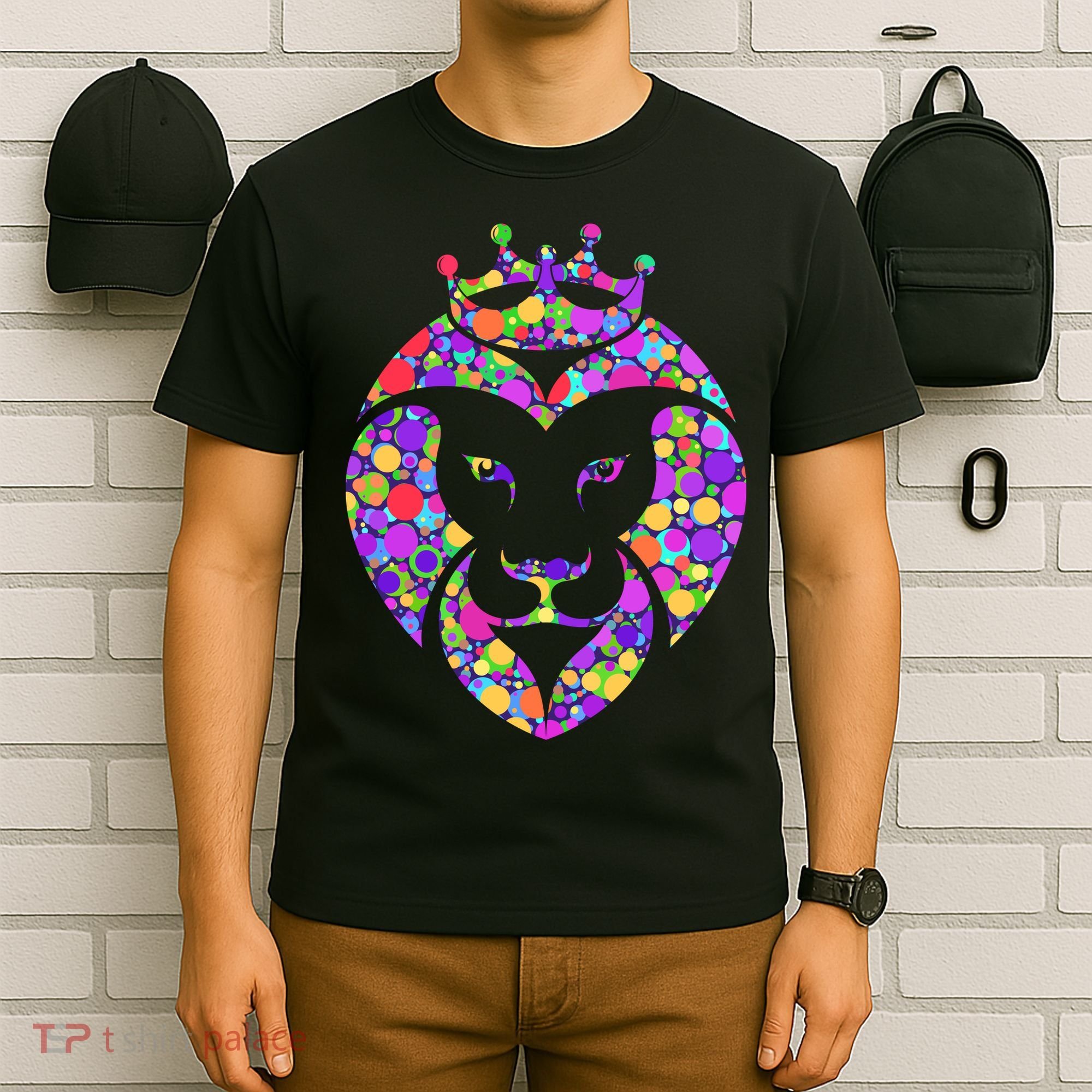 Dot Day King Lion T-Shirt