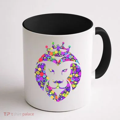 Dot Day King Lion Coffee Mug back