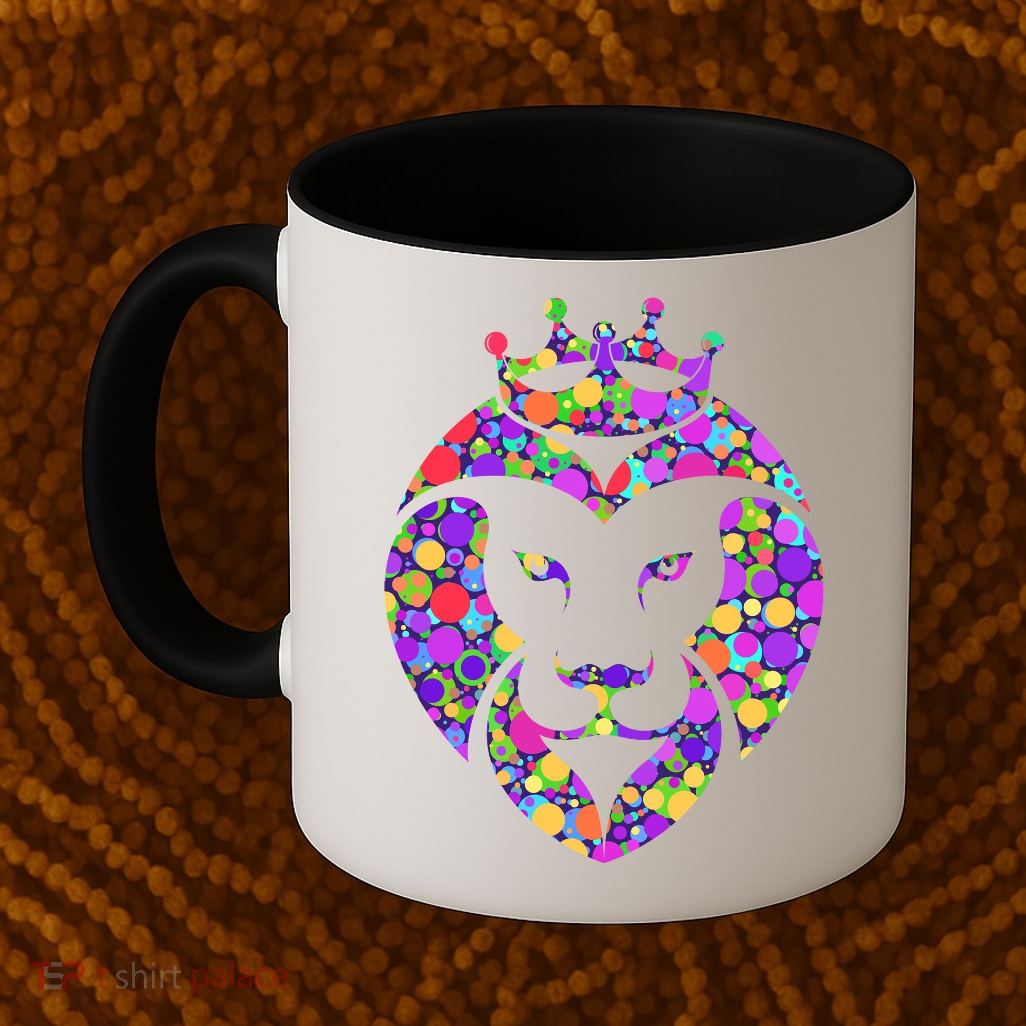 Dot Day King Lion Coffee Mug