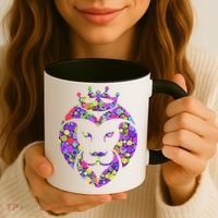 Dot Day King Lion Coffee Mug thumb 3