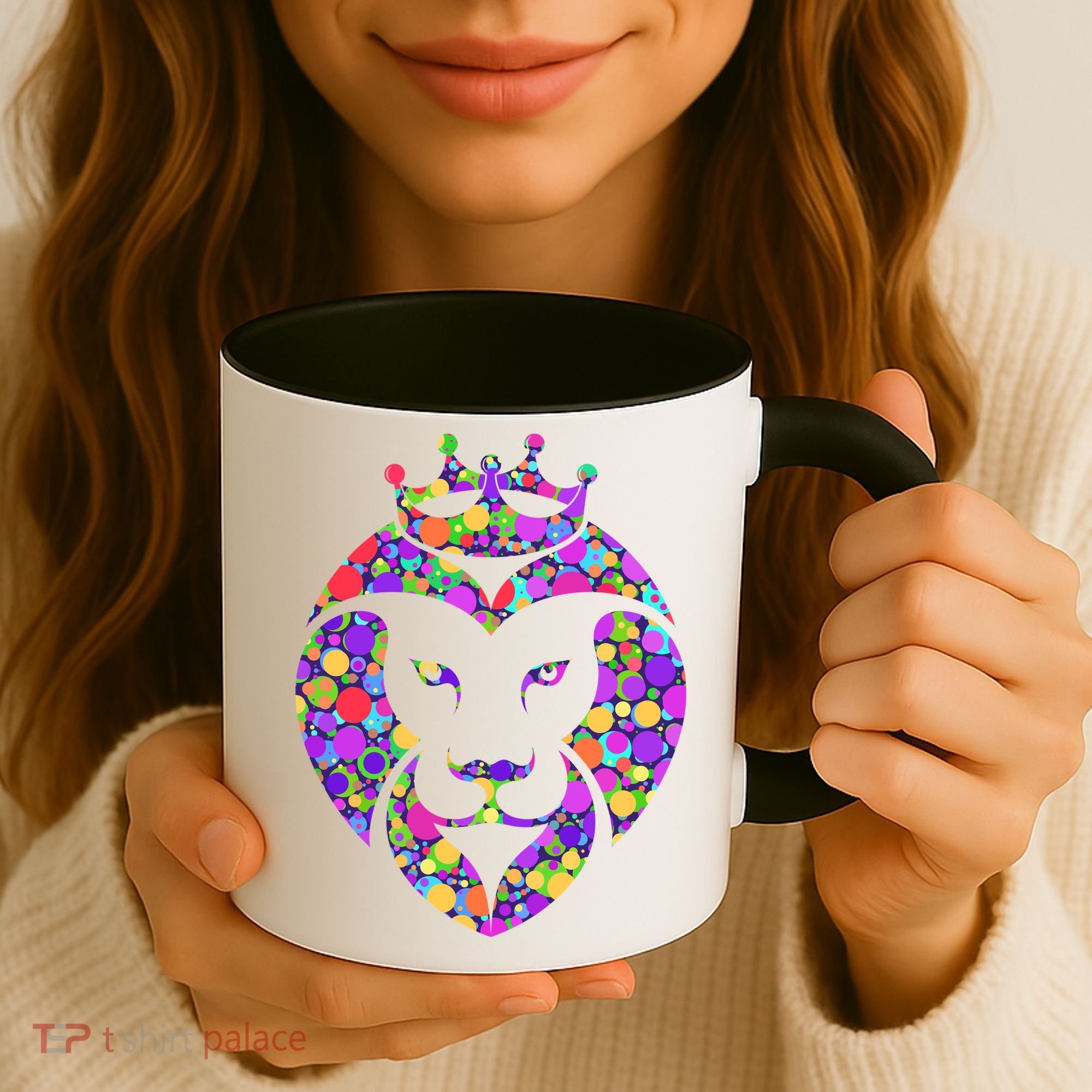 Dot Day King Lion Coffee Mug