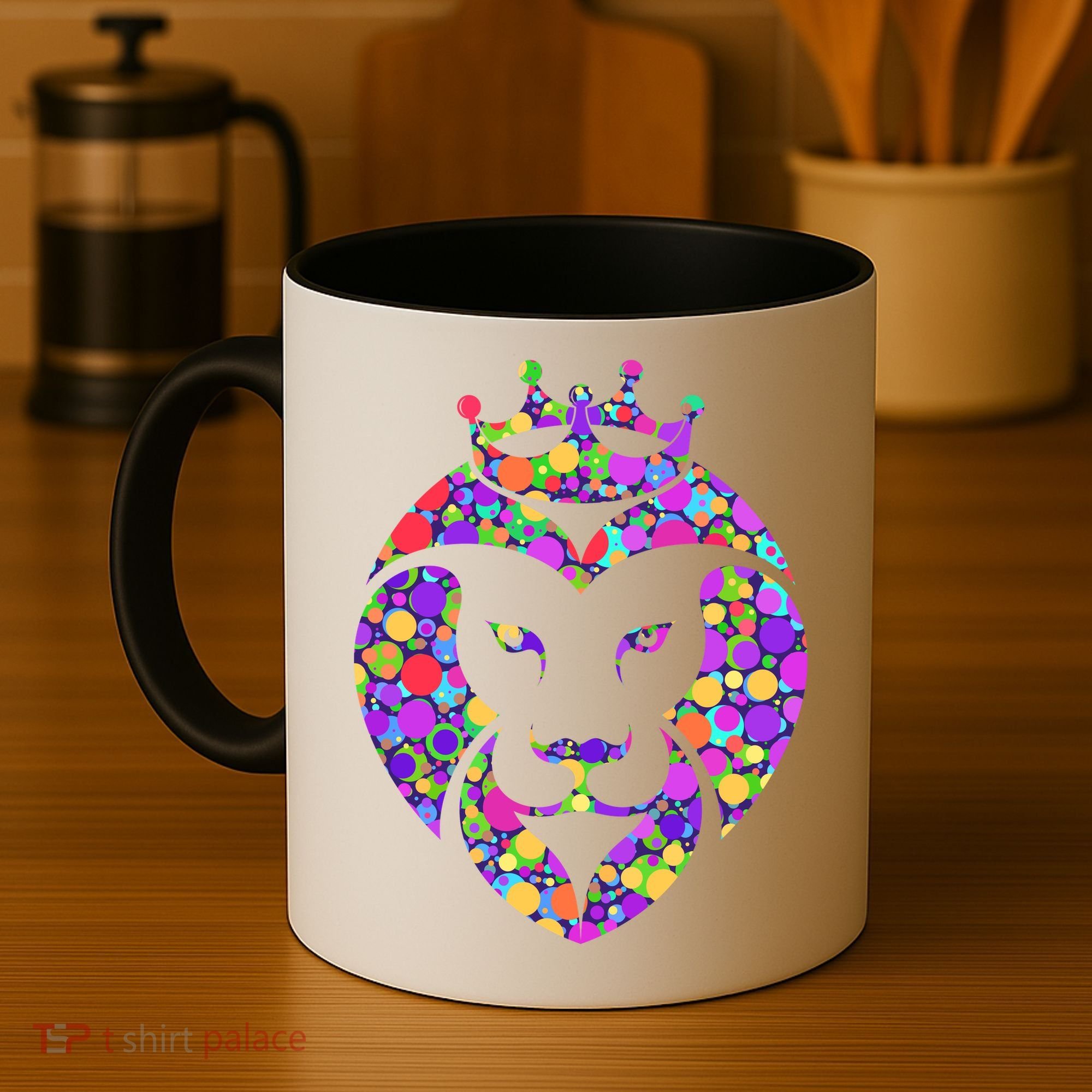 Dot Day King Lion Coffee Mug