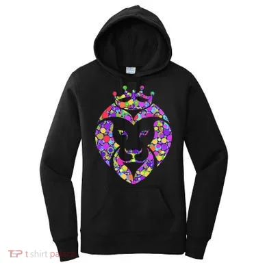 Dot Day King Lion Women's Hoodie