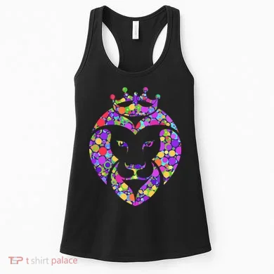 Dot Day King Lion Women's Tank Top