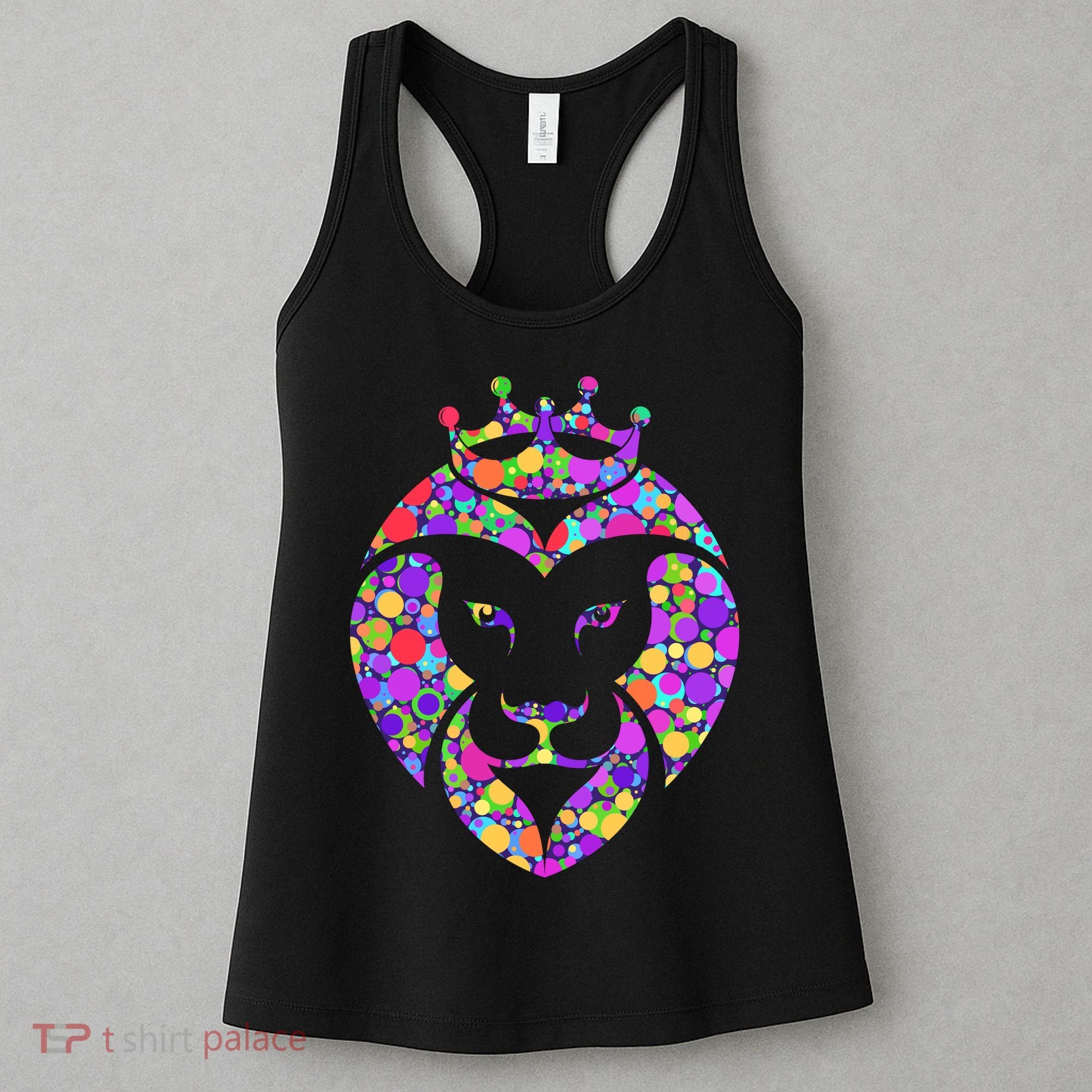 Dot Day King Lion Women's Tank Top