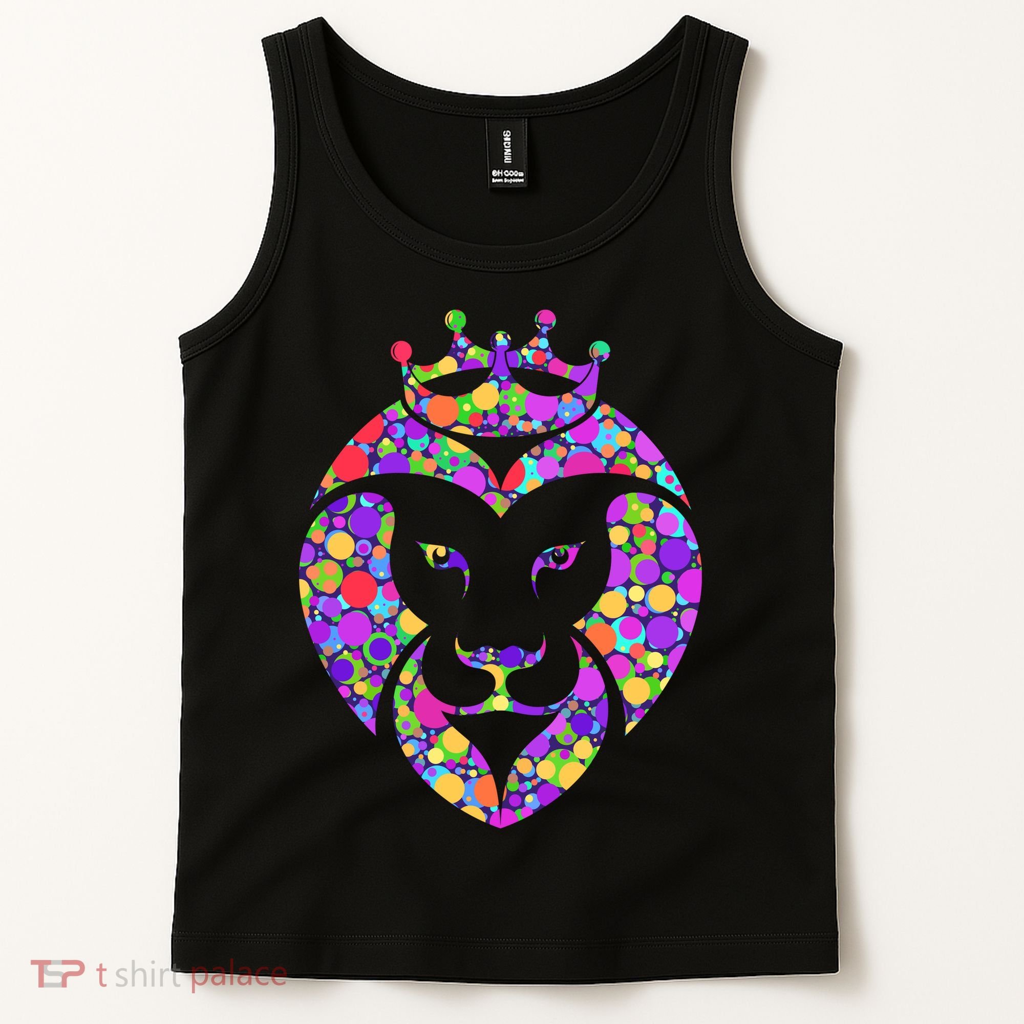 Dot Day King Lion Tank Top
