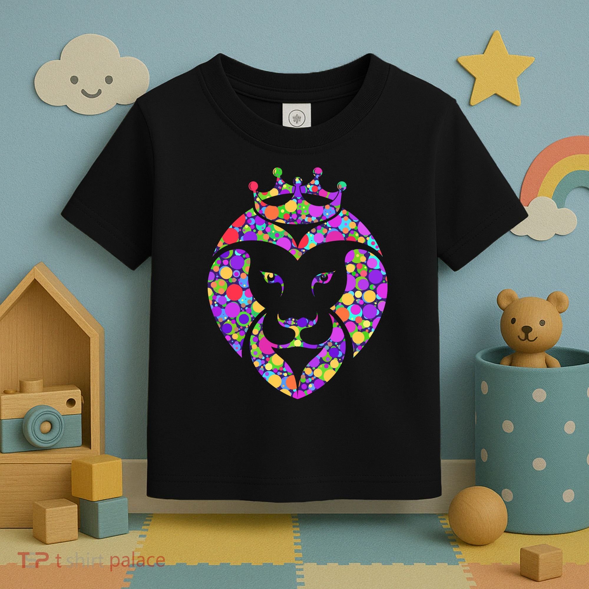 Dot Day King Lion Toddler T-Shirt