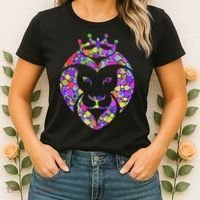 Dot Day King Lion Women's T-Shirt thumb 2