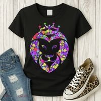 Dot Day King Lion Women's T-Shirt thumb 3