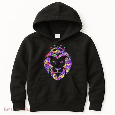 Dot Day King Lion Kids Hoodie