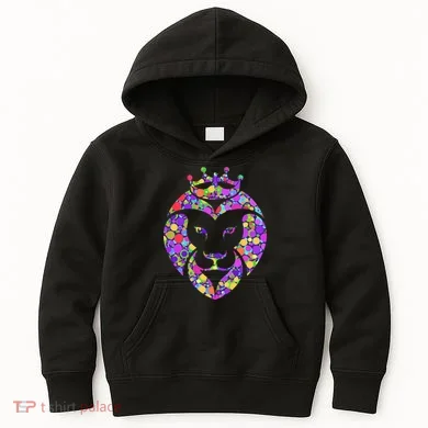 Dot Day King Lion Kids Hoodie