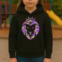 Dot Day King Lion Kids Hoodie thumb 3