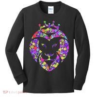 Dot Day King Lion Kids Long Sleeve Shirt thumb 0