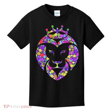 Dot Day King Lion Kids T-Shirt